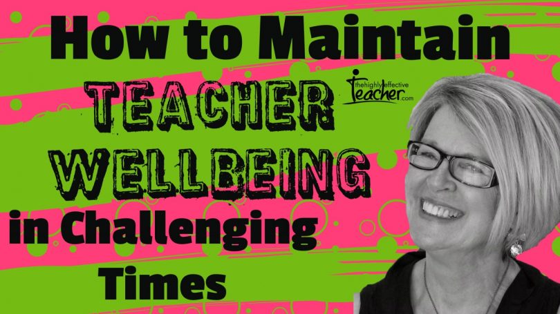 Maintain teacher wellbeing